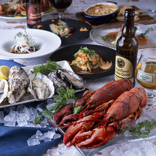 オイスター ロブスター食べ放題 2大海の幸が心ゆくまで食べ放題 全32品 ダブルスタープラン フランダース テイル ハービスプラザ梅田店 Flanders Tale 西梅田 イタリアン 食べログ