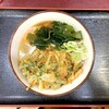 丸や - かき揚げ（380円）＋生玉子（50円）