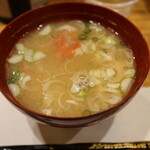 すし処 米泉 - 〆の味噌汁