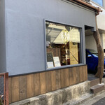 パティスリー キア - あ！あそこか！の、絵。
      住宅街の路地を入ります