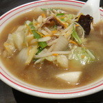 蒙古タンメン中本 - 冷やしラーメン（スープ）