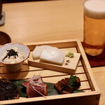 玄水 - 八寸とビール