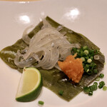 玄水 - 白魚の刺身