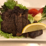 だいこん亭 - 馬ステーキ塩コショウ焼き　440円