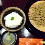 花がたみ - とろろランチ·900円。もり蕎麦ととろろご飯(大和芋)。