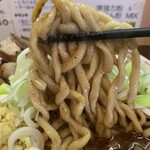 自家製麺 まさき - 【2021.2.24】まさきで最極太のラどん‼️