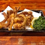 Fried squidfish