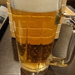 しゃぶ葉 - 飲み放題の生ビールも充分堪能しました！