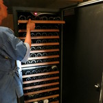 柳家 - 店内：焼く準備が・・・