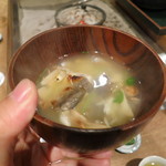 柳家 - 松茸と鮎の雑炊