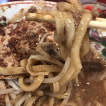 Baribari Joni - 麺は太麺。食べ応えあり。