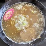 食堂 志らいわ - 塩ラーメンのアップ