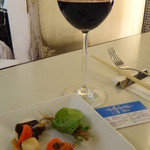 キアーロ・ディ・ルナ - 前菜とワイン