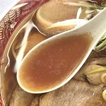 Ku LAND - 醤油チャーシューメン　スープアップ