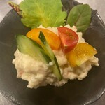 Kikuya's homemade potato salad (with sake lees)