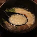だるまのめ - とんこつらぁ麺のスープ