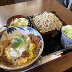 そば処 長岡屋 - カツ丼セット並