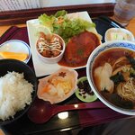 つきみち - ランチ　ミニラーメンセット（￥1,123）