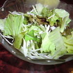 杏亭 - ランチのサラダ