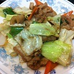 中華新楽 - 肉野菜炒め　ガン見