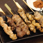 Izakaya Hekira - 自家製辛味噌で頂く美味しい串焼き