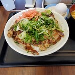 松屋 - 厚切りネギ塩豚焼肉丼ダブル～ご飯大盛り