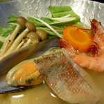 熱川プリンスホテル - 魚介のコラーゲン鍋