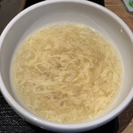 東京チャイニーズ 一凛 - 麻婆定食のスープ