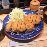とんかつ七井戸 - とんかつ七井戸(ロースとチキンかつ定食)