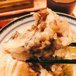 本格手打 いわしや - 舞茸天のアップです。（2021.3 byジプシーくん）