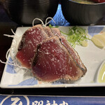 明神丸 - 塩と生ビールS 1180円。