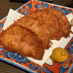 魚oh貝 - 高級ハムカツ800円