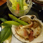 松尾ジンギスカン - ホッキ貝バター焼（\８５０）
