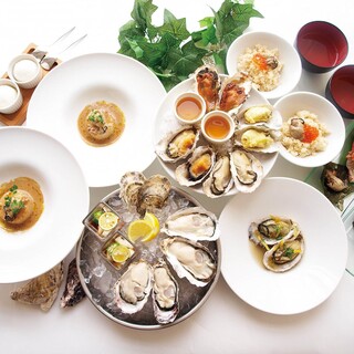 1日前要予約 オイスターバーの牡蠣宴コース 牡蠣三昧コース シュリンプ オイスターバー 横浜モアーズ店 横浜 オイスターバー 食べログ