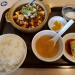 元気楼飯店 - ﾏｰﾎﾟｰ豆腐定食