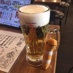 鶴亀八番 - おビールで乾杯