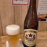 麺処 誠信 - 瓶ビール中600円