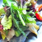 Le Bonze - ひらめとつぶ貝のサラダ