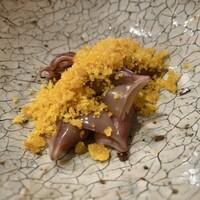 鮨 まるふく - 蛍烏賊の含め煮 唐墨まぶし
