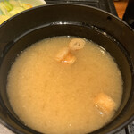 魚魚や 鯛一 - 味噌汁