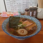 らーめん森や。 - らーめん 醤油 味玉子トッピング