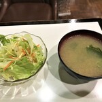 Endoresu - 210304木　東京　エンドレス　サラダ、味噌汁