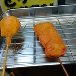 元祖串かつ だるま - 紅ショウガ、チーズ