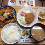 元気モリモリ - 鶏肉のトマトソース煮込み定食 850→800円税込