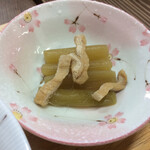 元気モリモリ - 蕗と油揚げの煮物