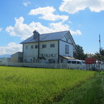 庄内平野の田園に。