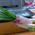 寿司割烹 魚紋 - 黒鯛。リフト(^-^)/