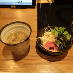 Oumi Ushi Okaki - スープ　＆　サラダ