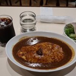 モーデン - オムカレーセット(サラダ・ドリンク付) 850円