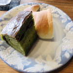 ニトト - 月ヶ瀬緑茶パンと塩チーズパン